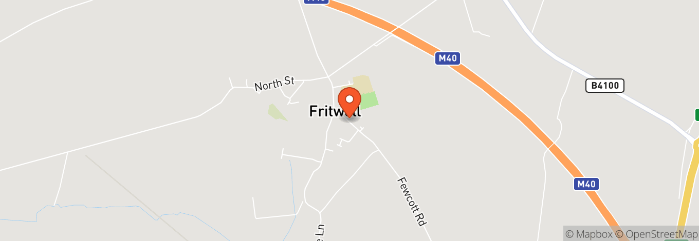 Map of Fritwell Playing Field,