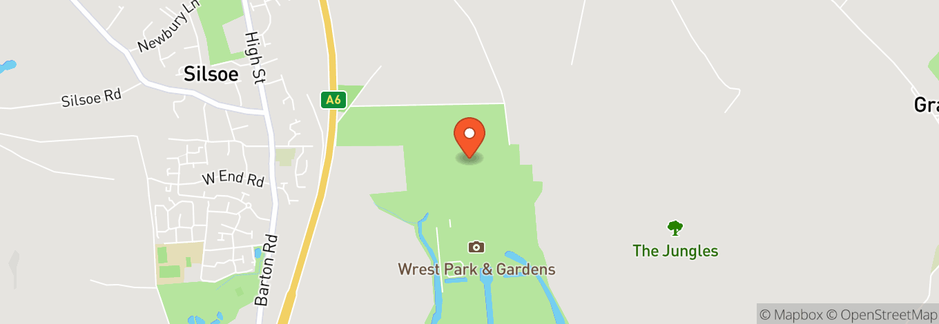 Map of Wrest Park