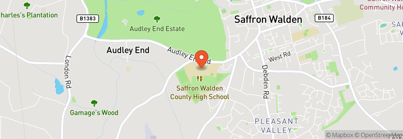 Map of Saffron Hall