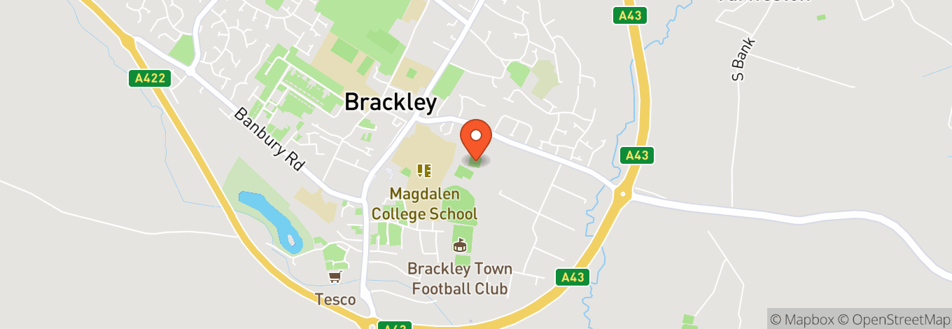 Map of Brackley Town Park