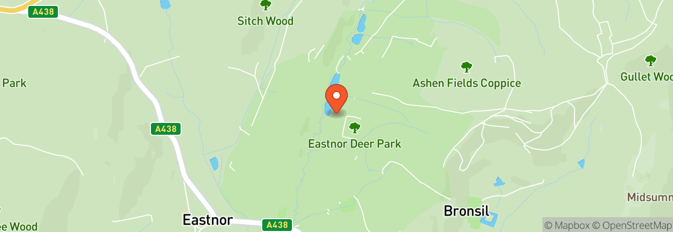 Map of Eastnor Castle Deer Park