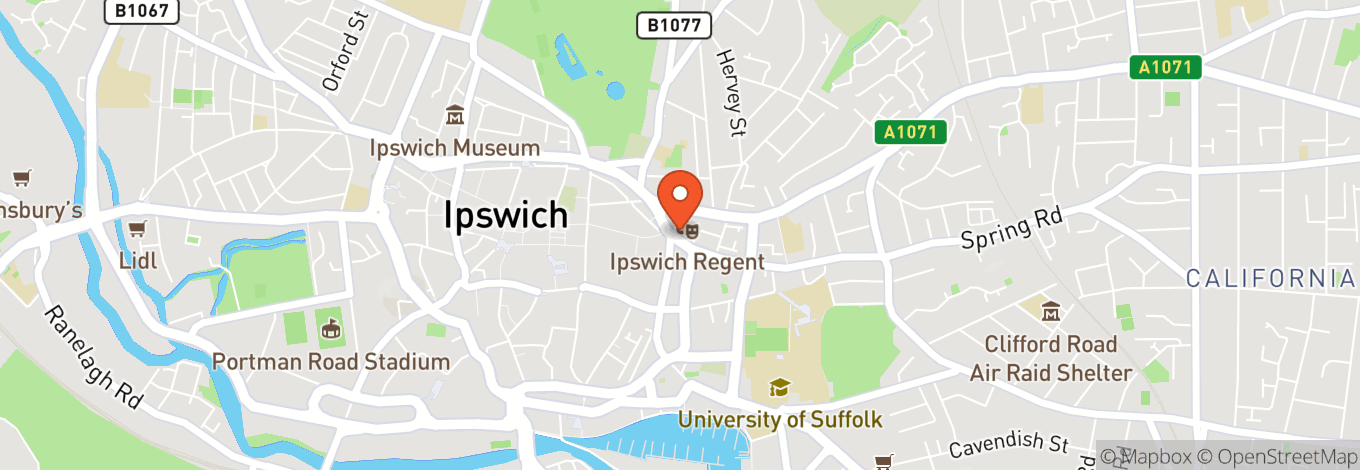 Map of Ipswich Regent Theatre