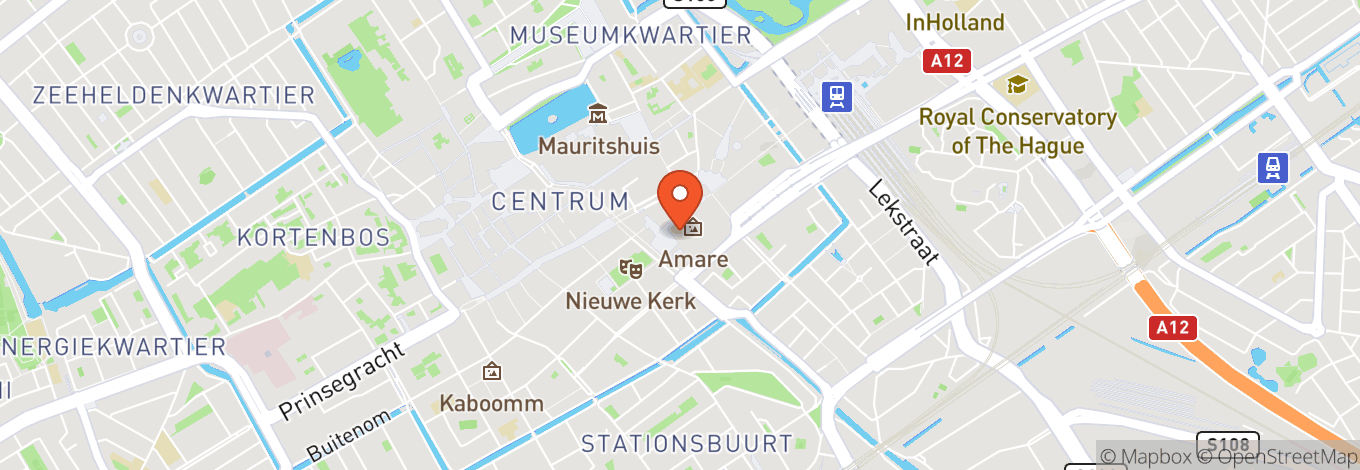 Map of Amare - Den Haag