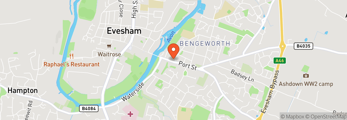 Map of The Regal Cinema Evesham