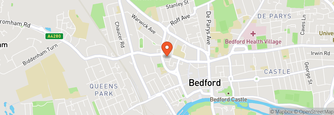 Map of Bedford Esquires - Music Venue