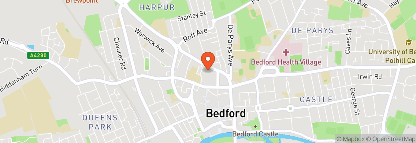 Map of Esquires Bedford