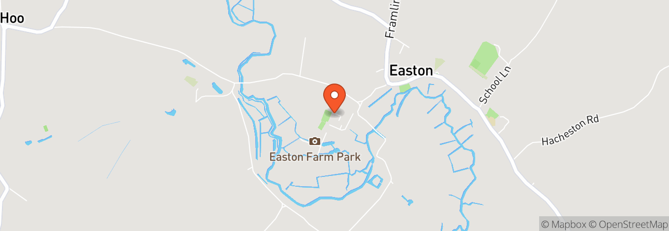 Map of Easton Farm Park Easton