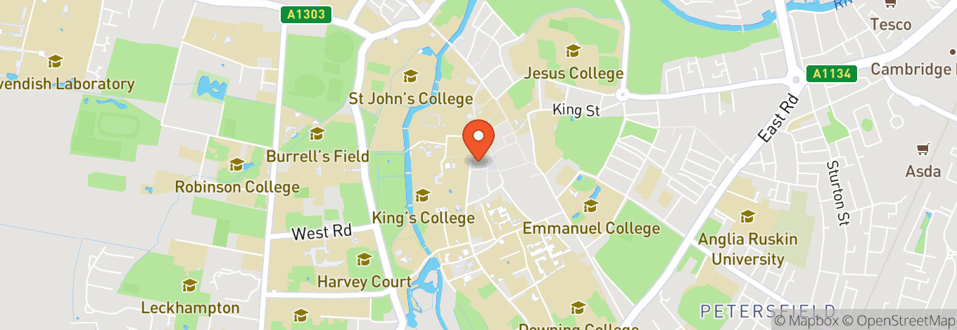 Map of Great St Mary's