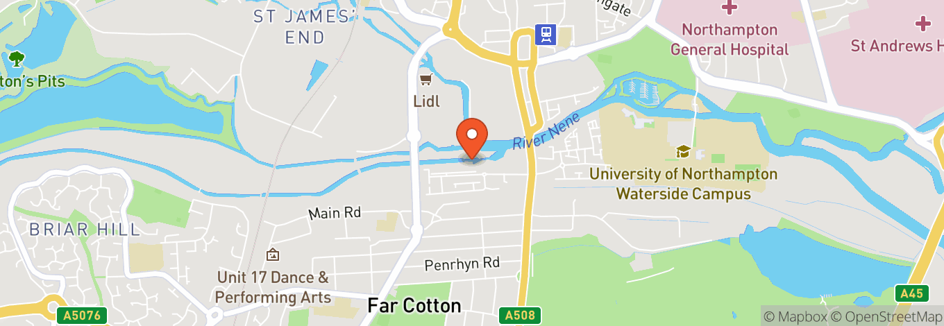 Map of Illuminati Northampton
