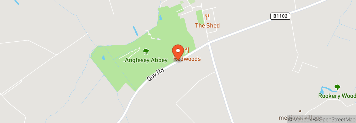 Map of Anglesey Abbey