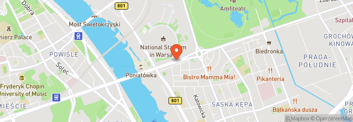 Map of Pge Narodowy