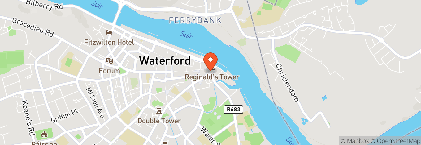 Map of Theatre Royal Waterford