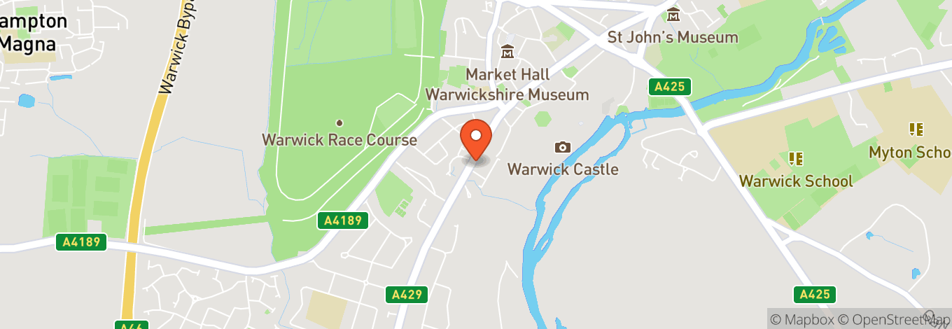 Map of Warwick Castle