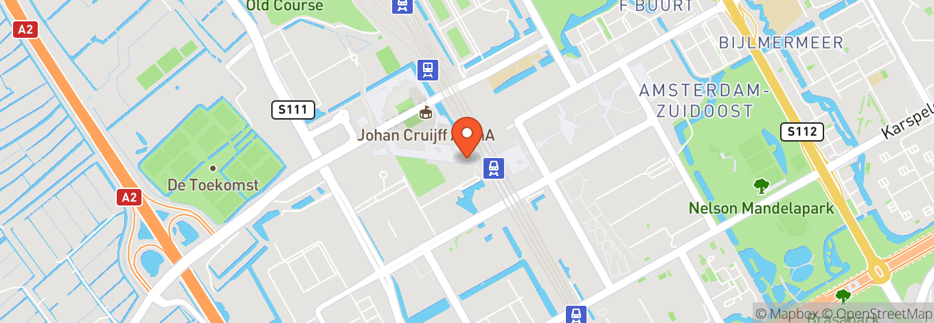 Map of Johan Cruijff Arena