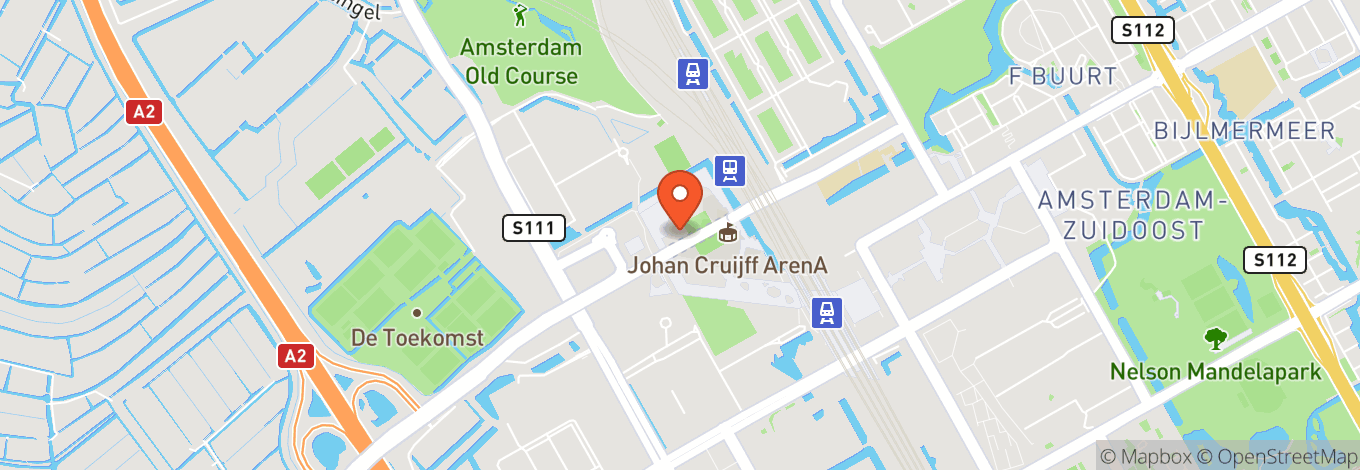 Map of Johan Cruijff Arena