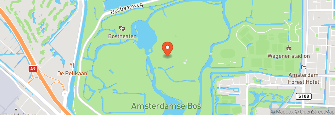 Map of Amsterdam Forest