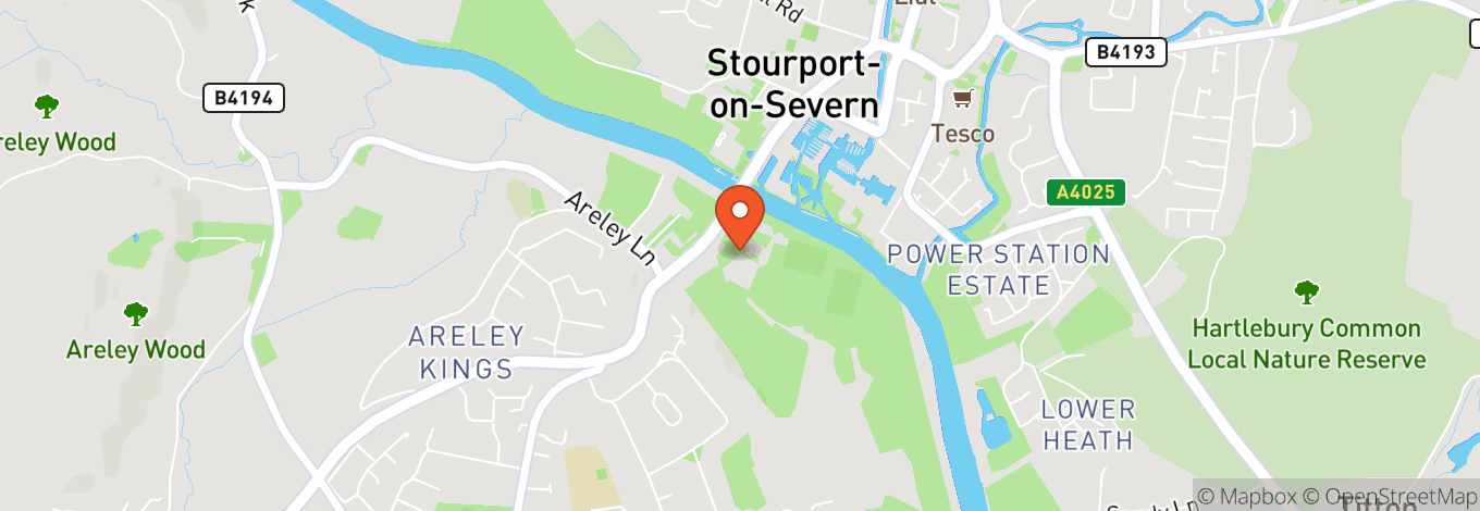 Map of Stourport Swifts Football Club