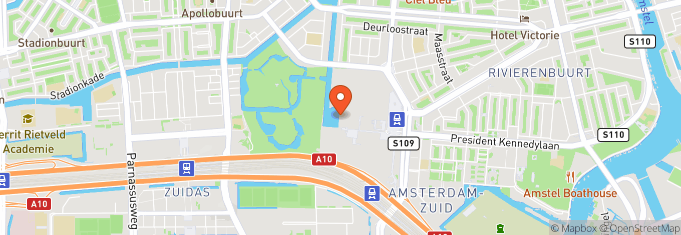 Map of Amsterdam Rai