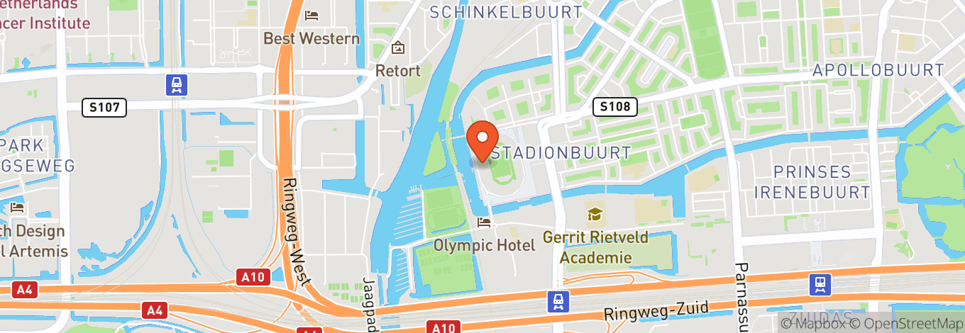 Map of Olympisch Stadion