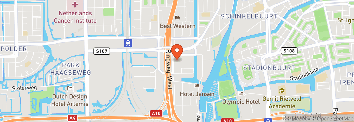 Map of Sissi's Amsterdam