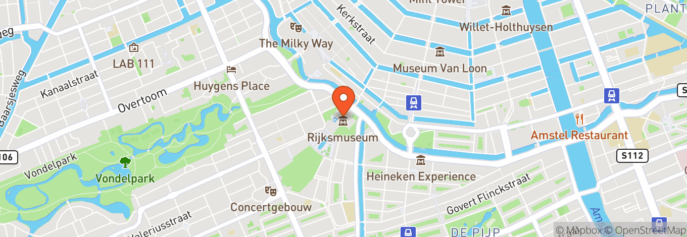 Map of Rijksmuseum Amsterdam