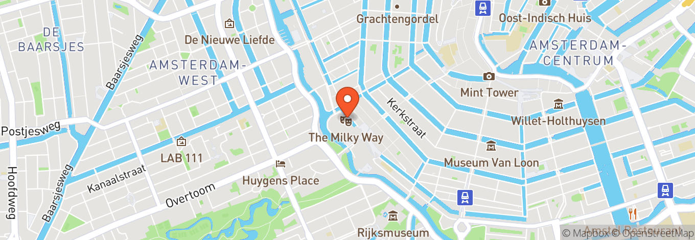 Map of  Melkweg Amsterdam
