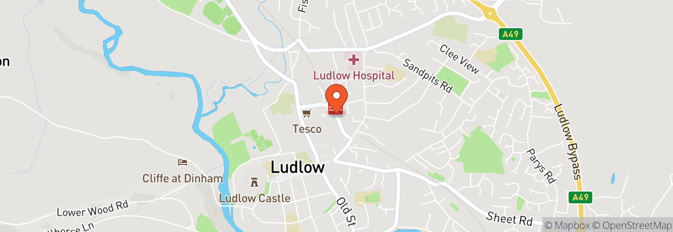 Map of Ludlow Brewing Co Ltd