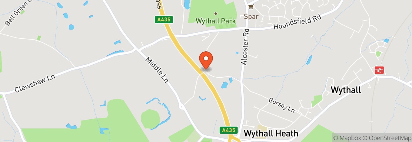 Map of Wythall Community Club