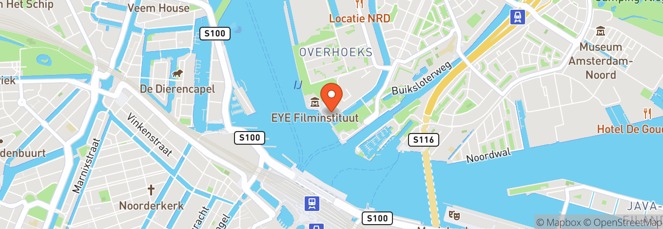 Map of Eye Film Museum