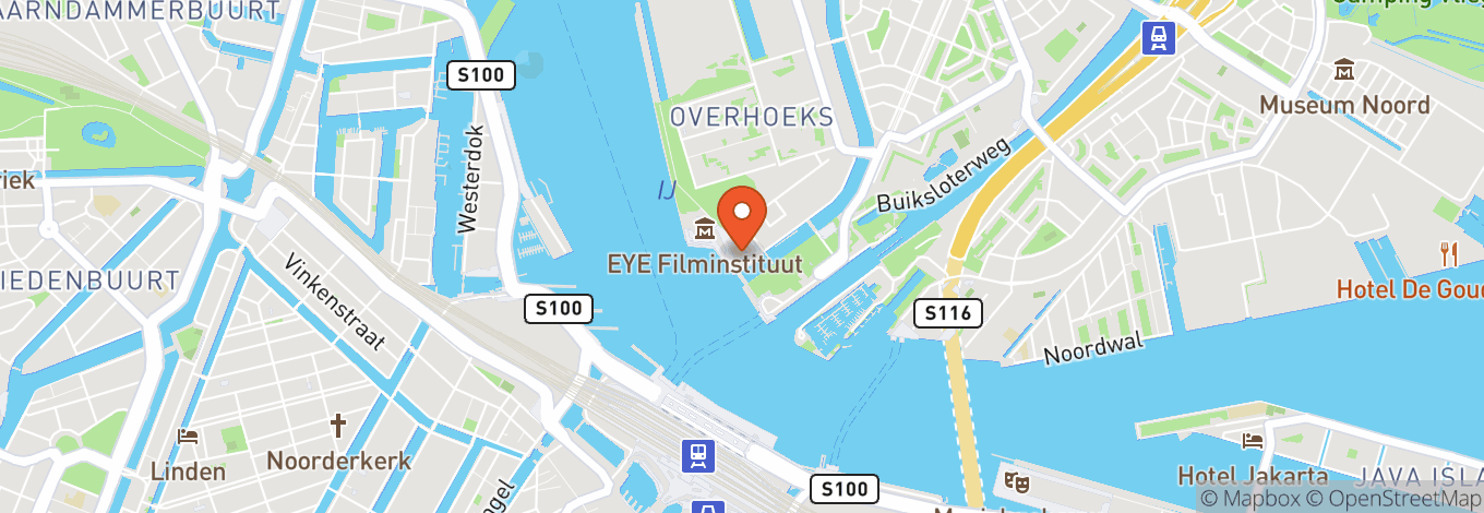 Map of Eye Film Museum