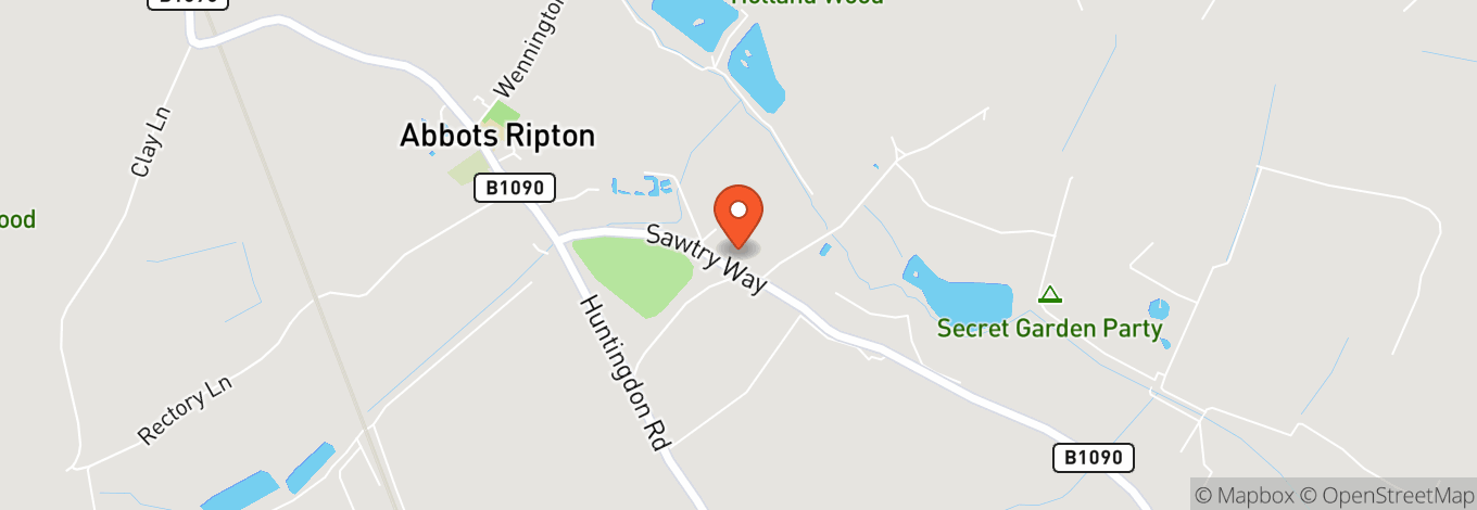Map of Abbots Ripton