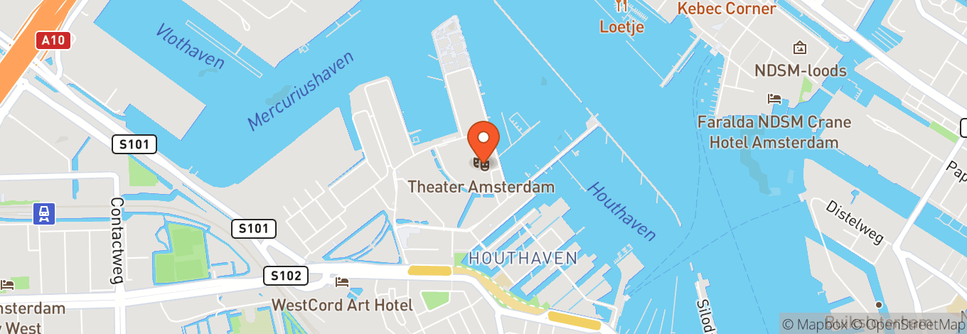 Map of Theater Amsterdam