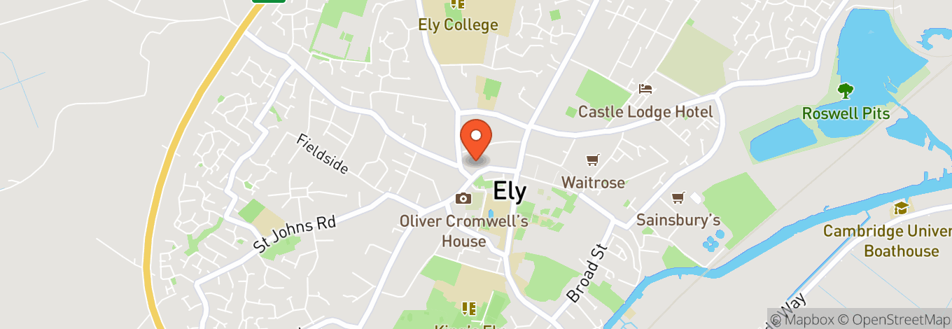 Map of Ely Cathedral