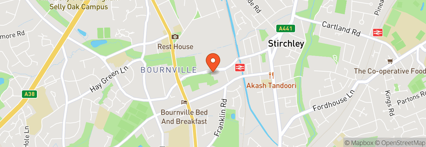 Map of The Cadbury Club