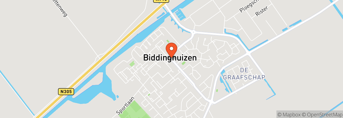 Map of Evenemententerrein Biddinghuizen