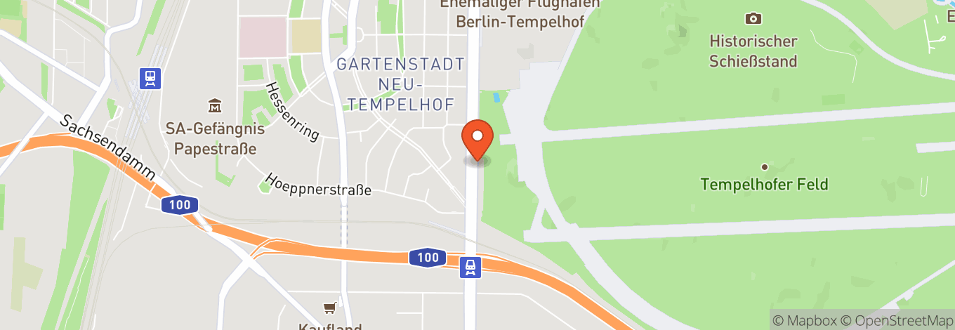 Map of Luftschloss Tempelhofer Feld