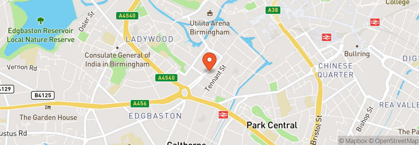 Map of Barbara's Bier Haus Birmingham