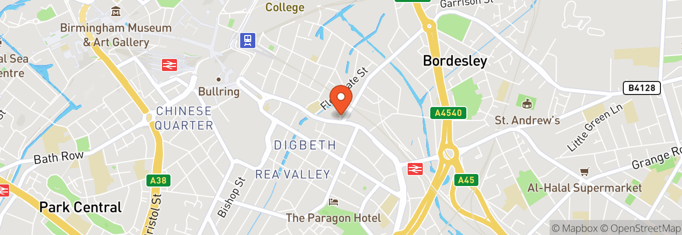 Map of Sophys Digbeth