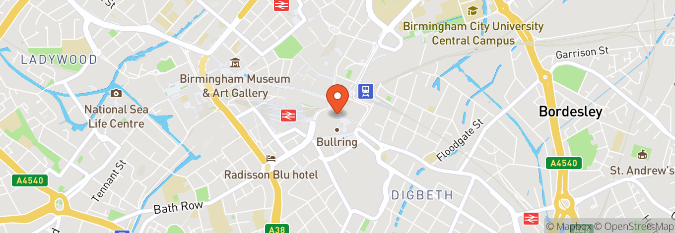 Map of Outdoor Location Birmingham Tba