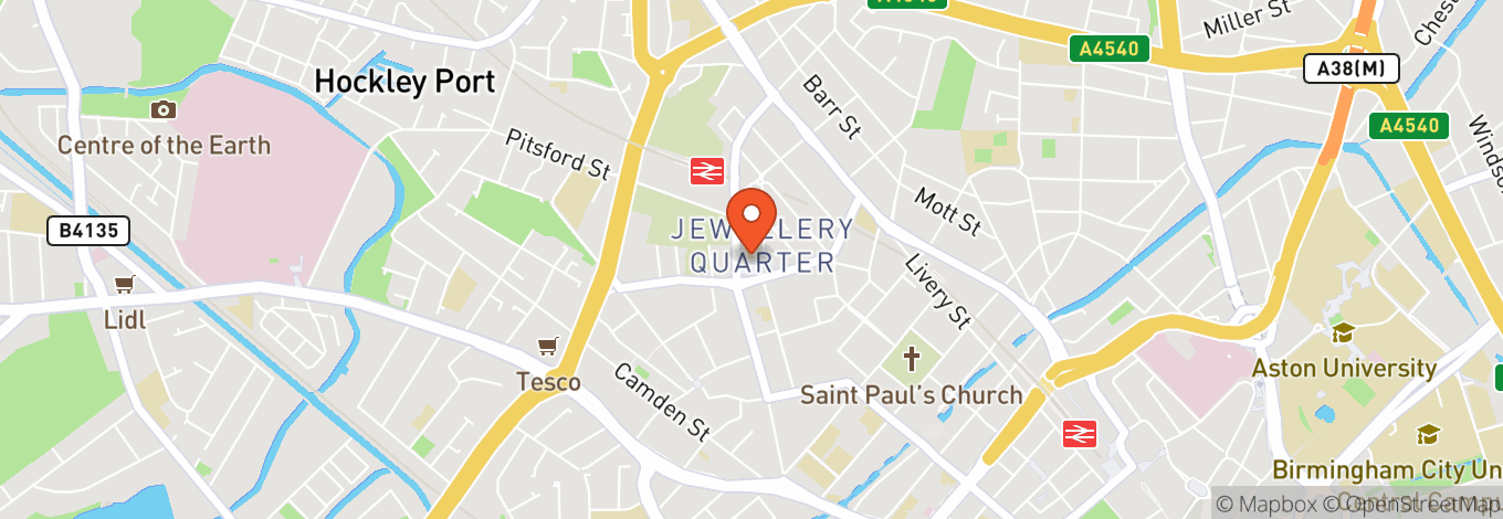 Map of Nec Birmingham, B40 1Nt