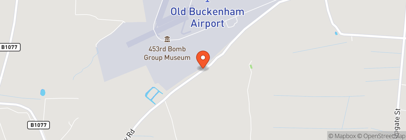 Map of Old Buckenham Aerodrome