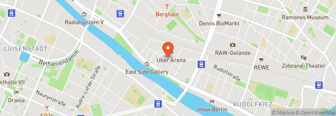 Map of Uber Arena