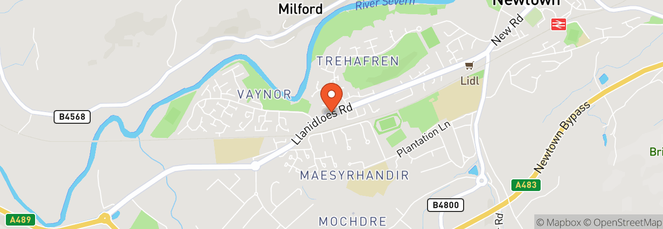 Map of The Hafren