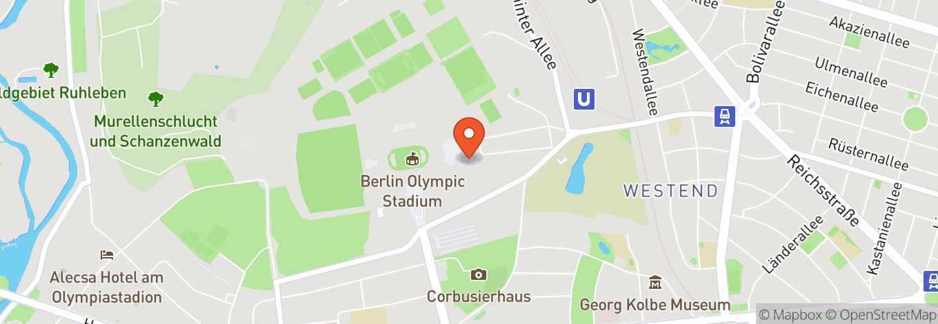 Map of Olympiastadion Berlin