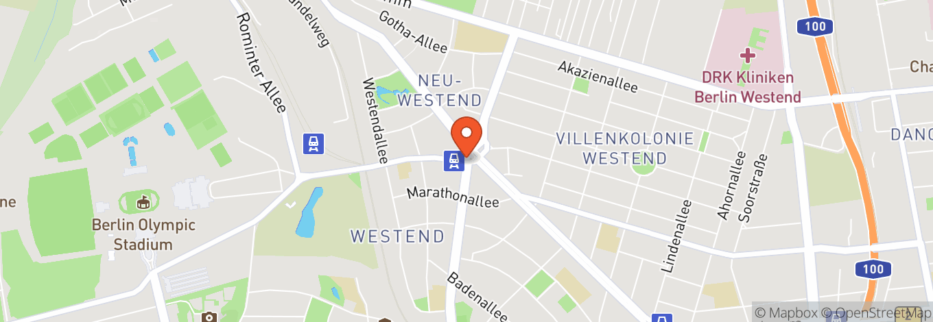 Map of Olympiapark Berlin