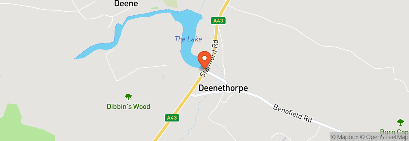 Map of Deene Park