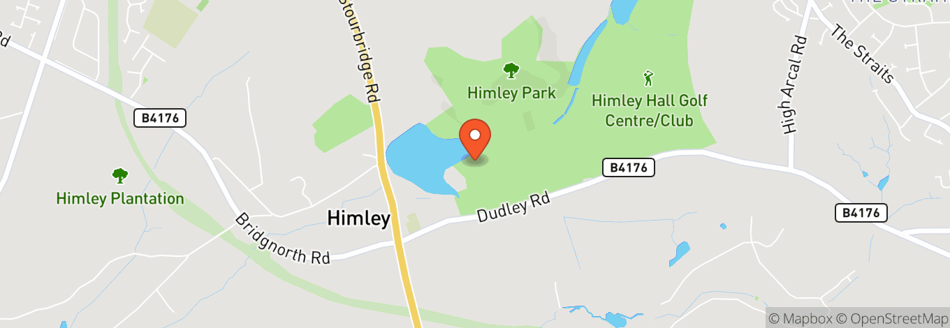 Map of Himley Hall and Park