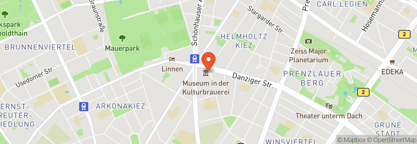 Map of Kesselhaus In Der Kulturbrauerei