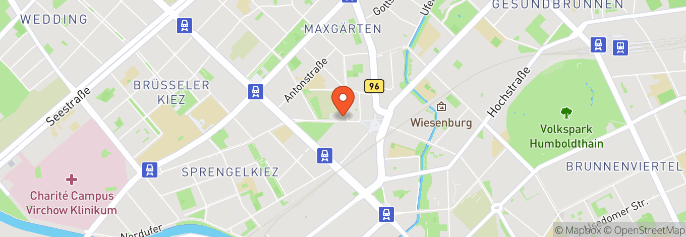 Map of Betonhalle - Silent Green Kulturquartier