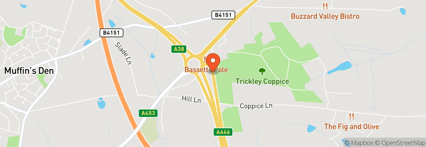Map of NPF Bassetts Pole Adventure Park
